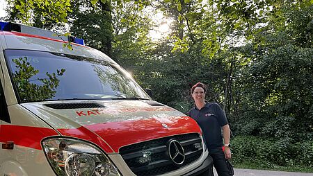 Julia Mantei, Rotkreuzlerin aus Wittenberg