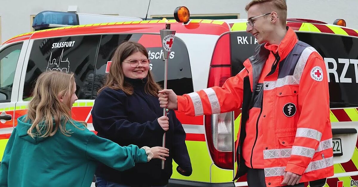 Fackellauf 2025 beim Deutschen Roten Kreuz in Sachsen-Anhalt